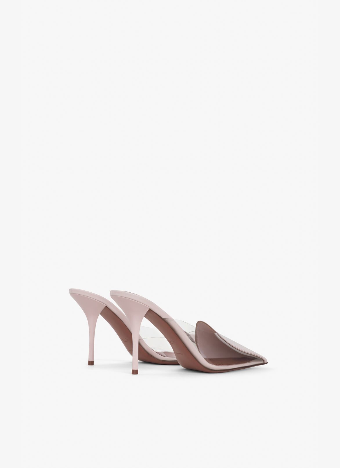 CŒUR ABSTRAIT MULES IN PATENT LEATHER ALAÏA PINK CŒUR ABSTRAIT MULES IN PATENT LEATHER